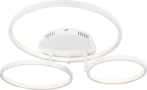 Lampada da soffitto moderna bianca con LED e dimmer Rondas