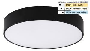 Top Light - Plafoniera LED da bagno PETAL LED/24W/230V IP44 diametro 35 cm nero