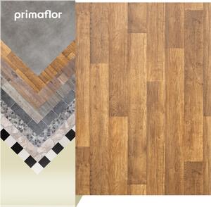 Primaflor PVC TRONTO - Rovere Modena - 2,00m x 5,00m - al metro - Pavimento vinilico effetto legno, listoni per cucina, soggiorno e bagno, pavimento di alta qualità, superficie antiscivolo