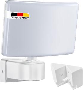 Lampada da esterno a LED bianca orientabile | 30 Watt, bianco neutro, 2200 lm, IP65 | Montaggio ad angolo possibile | Faretto dal design moderno SUN2200A