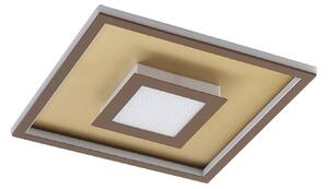 Lindby Pekela Plafoniera LED, quadrata, 40 cm