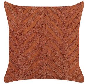 Cuscino decorativo cotone multicolore 45 x 45 cm motivo geometrico nappe rivestimento sfoderabile con imbottitura boho Beliani