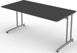 Scrivania Start Up, varie misure, antracite, dimensioni piano d'appoggio:160 x 80 cm