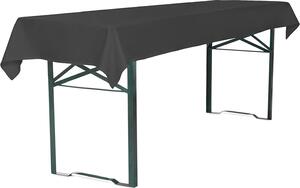 Tovaglia TexDeko per set tenda birra 100x250cm, lavabile (antracite)
