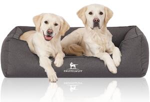 Cuccia ortopedica per cani Leon in velour XL antracite