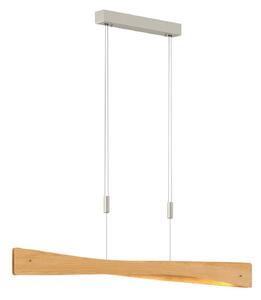 Quitani Lampada a sospensione LED Lian, legno di quercia