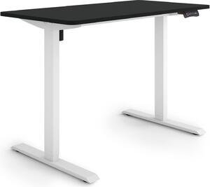 ESMART Germany ETX-121WB 120 x 60 cm Nero Scrivania ergonomica sit-stand Regolabile elettricamente in altezza in modo continuo da 73,5 a 123,5 cm 3x memoria Promemoria attività Soft-Start/Stop Montaggio rapido