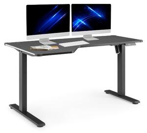Hjh OFFICE scrivania regolabile elettricamente in altezza Worktime Game scrivania per computer regolabile in altezza 72,0 - 110,0 x 140,0 x 80,0 cm