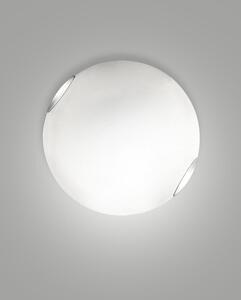 Plafoniera Fox D.40 Bianco Collezione FOX Due luci design moderno per interni