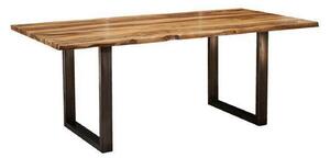 MASSIVMOEBEL24 | FREEFORM #0300 Tavolo da pranzo in legno di sheesham - laccato / noble unique 160x90x78