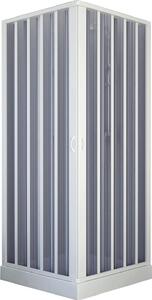 Cabina doccia FORTE Porta doccia a soffietto Porta doccia ad angolo Bari 80 x 80 cm circa