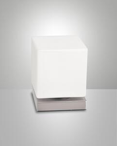 Brenta Da Tavolo Nichel Satinato Fabas Collezione BRENTA Lampada Led 1 Luce