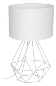 Lampada da tavolo BASKET 1xE27/60W/230V bianco