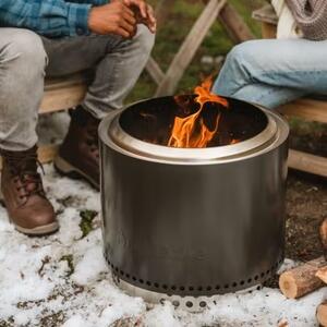Caminetto in acciaio inox Solo Stove Bonfire + Stand 2.0