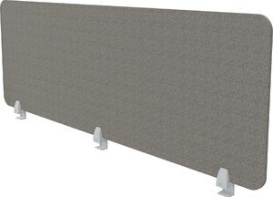 ASSMANN Parete divisoria per scrivania VITECO 160 cm Sesame Alluminio bianco Grigio, 160x56 cm