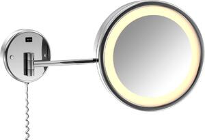 Steinberg Série 650 Miroir de soins de beauté, avec éclairage LED, 2 bras, grossissement 3x, 6509020, 6509020
