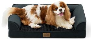 Cuccia ortopedica per cani - Adatta a cani di grossa taglia - Colore: nero - Misura: M