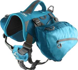 Zaino per cani Kurgo Baxter, colore: blu, taglia: da 14 a 38 kg