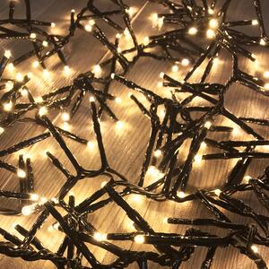 1200 LED a catena luminosa a grappolo per interni ed esterni bianco caldo