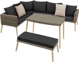 TecTake 404793, Soggiorno, Marrone