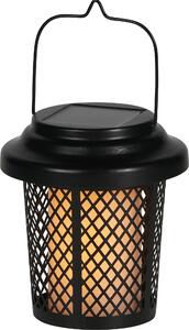 Lampada da tavolo solare 2 in 1, lampada da giardino con sensore crepuscolare, resistente alle intemperie, effetto fiamma