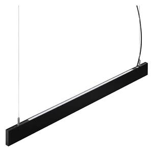 Ideal Lux - Lampada a sospensione su cavo STEEL LED/29W/230V 3000K CRI 90 120 cm nero