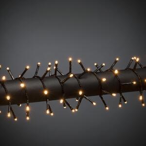 Catena luminosa a LED per decorazioni esterne Konstsmide, lunghezza 13,18 m + cavo di alimentazione di 3 m, 600 micro LED, colore della luce: ambra