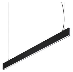 Ideal Lux - Lampadario LED a sospensione con cavo STEEL LED/29W/230V 3000K CRI 90 120 cm nero