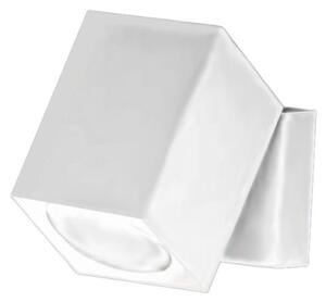Spot orientabile quadrato perenz pin 8490b 8294b gu10 led bianco opaco - Perenz