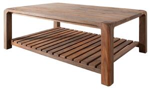 MASSIVMOEBEL24 | tavolino da salotto in legno di Sheesham / palissandro 120x80x45 grigio scuro oliato BUENO #2001