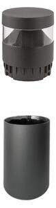 Lampioncino moderno gea led ges2360+ges2404 led ip65 alluminio metacrilato - Gea Led