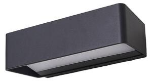 Lucande LED applique da esterno Midvig, 25 cm, antracite, IP65