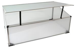 Serra da coltivazione con pannelli laterali trasparenti - Struttura in alluminio - Mini serra 100 x 60 cm