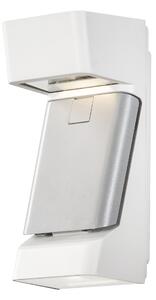 Lampada da parete Ravenna, bianca, con tecnologia LED H-Power