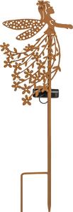 Northpoint LED Solar: lampada da giardino a stelo con sensore crepuscolare, versione "Fee", per esterni