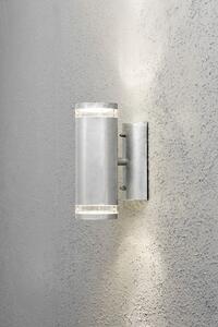 Konstsmide Modena Up&Down Applique Up&Down in acciaio zincato con vetro acrilico trasparente