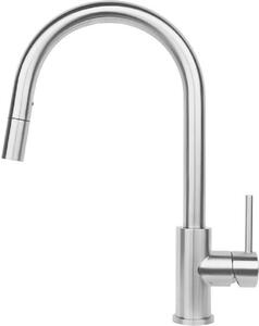 Miscelatore monocomando Reginox Huron in acciaio inox spazzolato