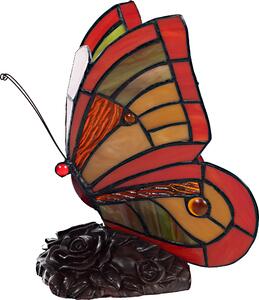 Lampada da tavolo stile farfalla Tiffany 200 luce decorativa