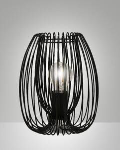 Lampada da Tavolo Camp Nera Fabas Design Moderna Singola Stile Elegante