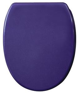 Sedile WC SANILO® con chiusura ammortizzata e chiusura rapida, viola glitterato, copriwater direttamente dal produttore, copriwater, sedile WC, copriwater
