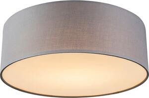 Lampada a soffitto grigia, diametro 30 cm, completa di modulo LED