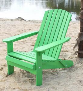 DanDiBo sedia da spiaggia in legno verde sedia da giardino pieghevole sedia a sdraio Adirondack