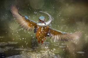 Fotografia artistica Kingfisher, Alberto Ghizzi Panizza, (40 x 26.7 cm)