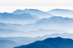 Fotografia artistica Misty Mountains, Gwangseop eom, (40 x 26.7 cm)