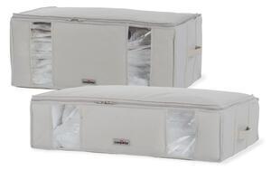 Set di organizer per vestiti sottovuoto/rinforzati in tessuto 2 pz 65x50x27 cm Life – Compactor