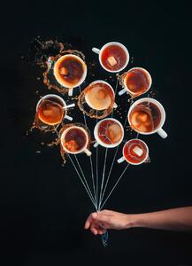 Fotografia artistica Coffee Balloons, Dina Belenko, (30 x 40 cm)