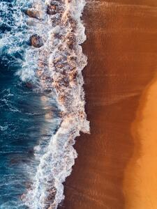 Fotografia artistica Water arrive to sand, Javier Pardina, (30 x 40 cm)