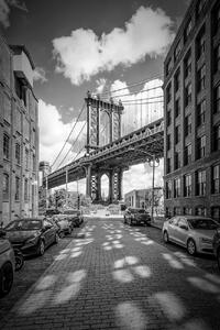 Fotografia artistica New York City Manhattan Bridge, Melanie Viola, (26.7 x 40 cm)