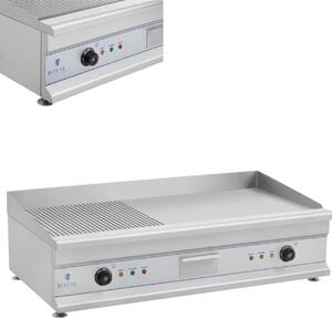 Expondo Royal Catering Doppia piastra elettrica - 100 cm - liscia - 2 x 3.200 W