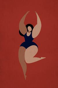 Illustrazione Prima Ballerina, Kubistika, (26.7 x 40 cm)